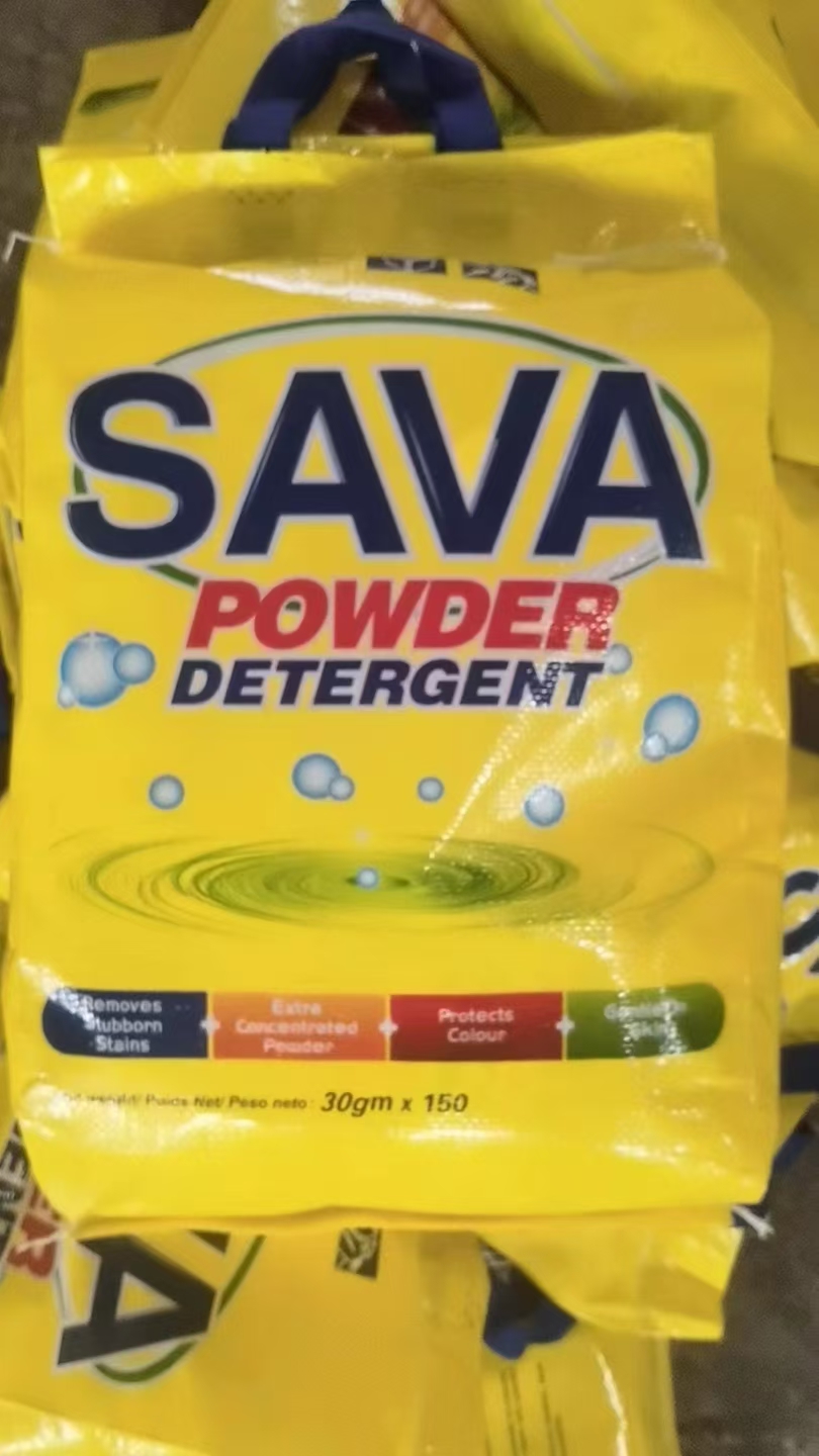 30g small pack detergent powder export packaging sample